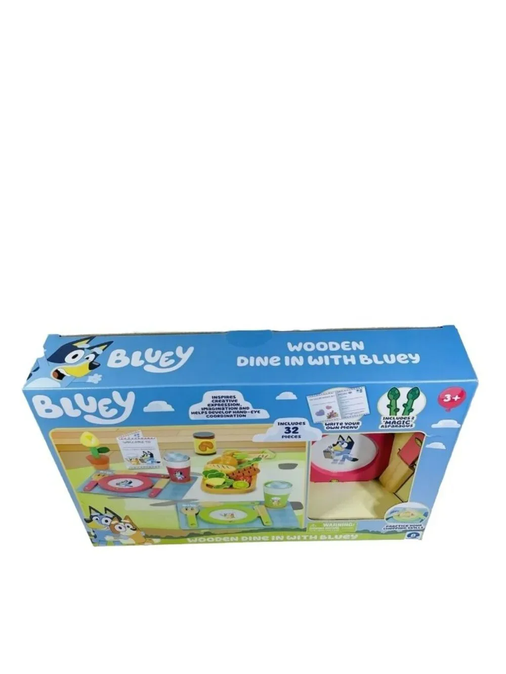 Bluey Dine With Bluey Wooden Dining Playset 32 Pieces
